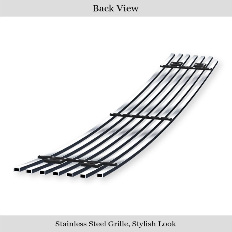 Fits 2008-2010 Honda Accord Sedan Not For V6 Lower Bumper Stainless Steel Billet Grille - Image 2