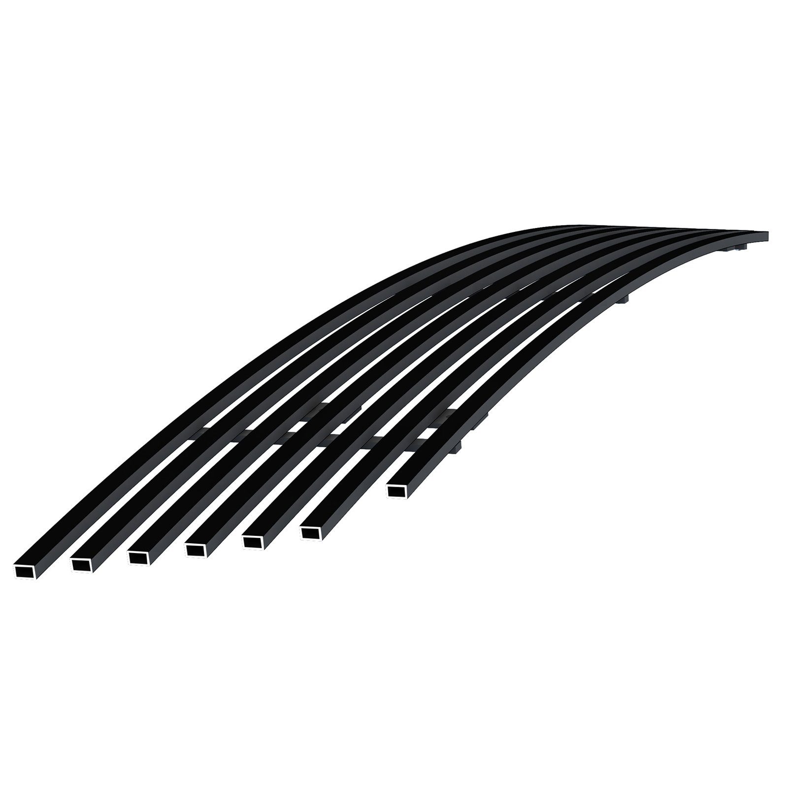 Fits 2009-2011 Honda Civic Coupe Lower Bumper Black Stainless Steel Billet Grille