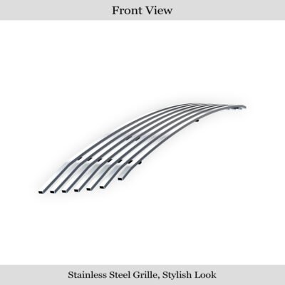 Fits 2003-2005 Honda Accord Sedan Without Fog Lights Lower Bumper Stainless Steel Billet Grille