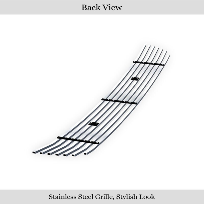 Fits 2003-2005 Honda Accord Sedan Without Fog Lights Lower Bumper Stainless Steel Billet Grille - Image 2