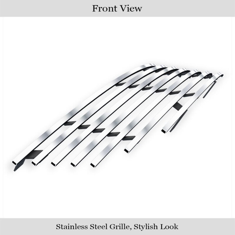 Fits 2008-2010 Honda Accord Sedan Main Upper Stainless Steel Billet Grille