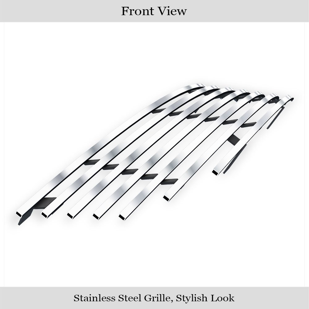 Fits 2008-2010 Honda Accord Sedan Main Upper Stainless Steel Billet Grille