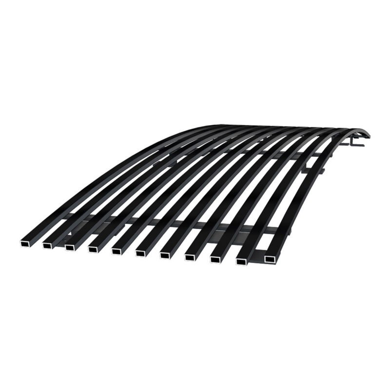 Fits 2005-2008 Honda Ridgeline Main Upper Black Stainless Steel Billet Grille