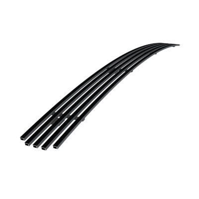 Fits 2005-2008 Honda Ridgeline 1 Center PC (Will Not Fit Vehicles With OE Chrome Bumper Package) Lower Bumper Black Stainless Steel Billet Grille
