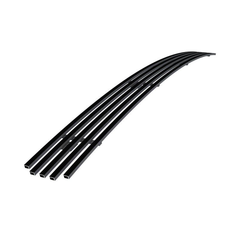 Fits 2005-2008 Honda Ridgeline 1 Center PC (Will Not Fit Vehicles With OE Chrome Bumper Package) Lower Bumper Black Stainless Steel Billet Grille