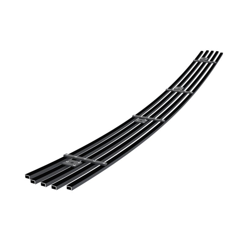 Fits 2005-2008 Honda Ridgeline 1 Center PC (Will Not Fit Vehicles With OE Chrome Bumper Package) Lower Bumper Black Stainless Steel Billet Grille - Image 2