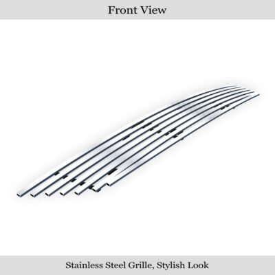Fits 2006-2007 Honda Accord Coupe Main Upper Stainless Steel Billet Grille