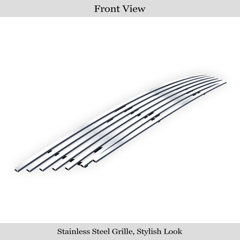 Fits 2006-2007 Honda Accord Coupe Main Upper Stainless Steel Billet Grille
