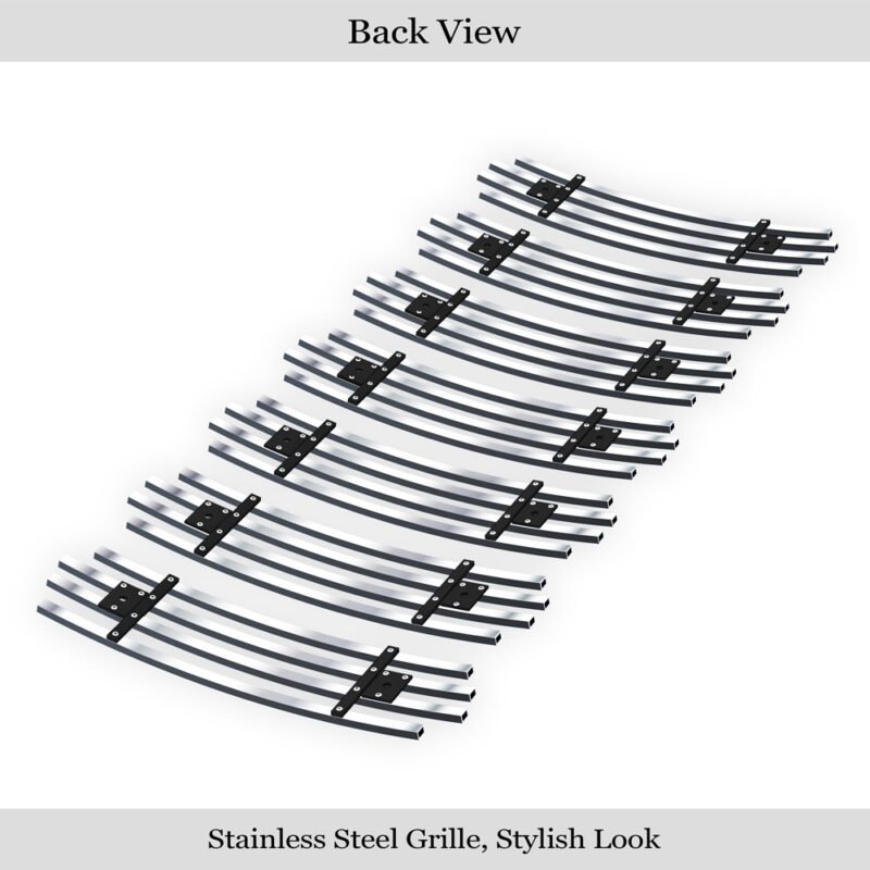 Fits 2006-2010 Jeep Compass Main Upper Stainless Steel Billet Grille - Image 2