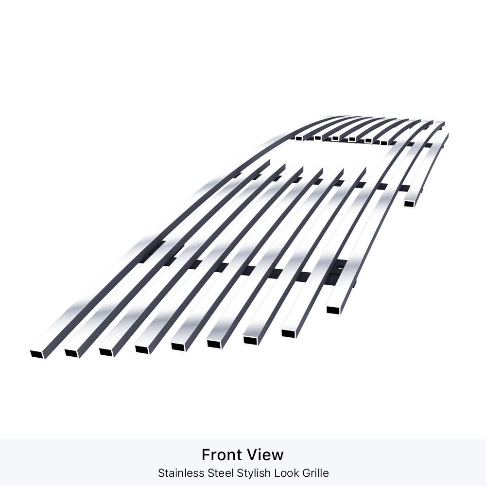 Fits 2006-2010 Mazda B2300 Truck/2006-2010 Mazda B3000 Truck/2006-2010 Mazda B4000 Truck Main Upper Stainless Steel Billet Grille