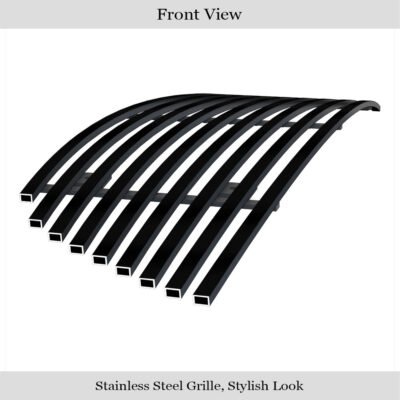 Fits 2004-2008 Mazda RX-8 Main Upper Black Stainless Steel Billet Grille