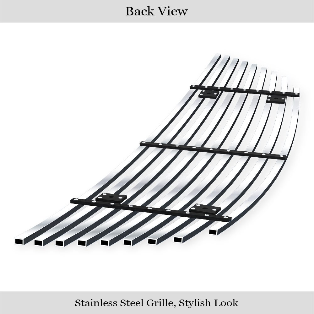 Fits 2004-2008 Mazda RX-8 Main Upper Stainless Steel Billet Grille - Image 2