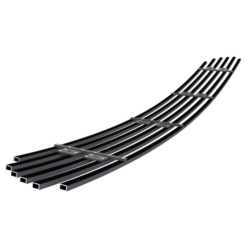 Fits 2002-2004 Nissan Altima Lower Bumper Black Stainless Steel Billet Grille - Image 2