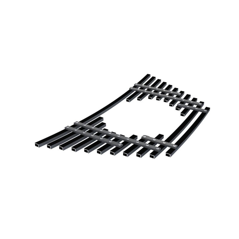 Fits 2009-2010 Nissan Murano Main Upper Black Stainless Steel Billet Grille - Image 2