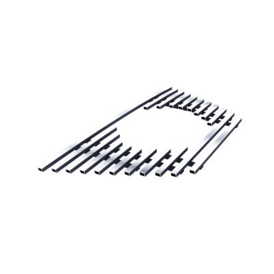 Fits 2009-2010 Nissan Murano Main Upper Stainless Steel Billet Grille
