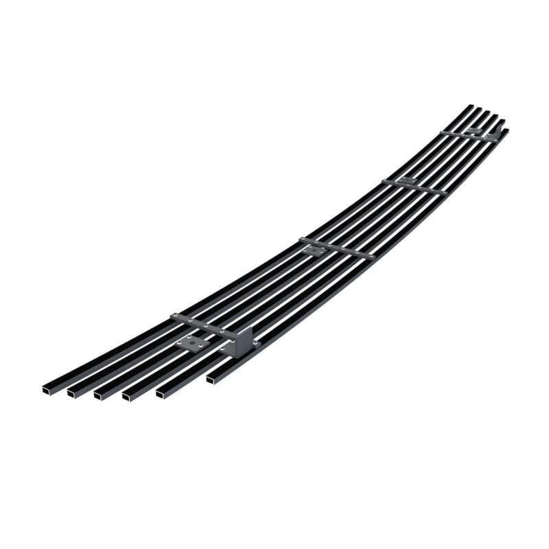 Fits 2011-2014 Nissan Murano Lower Bumper Black Stainless Steel Billet Grille - Image 2