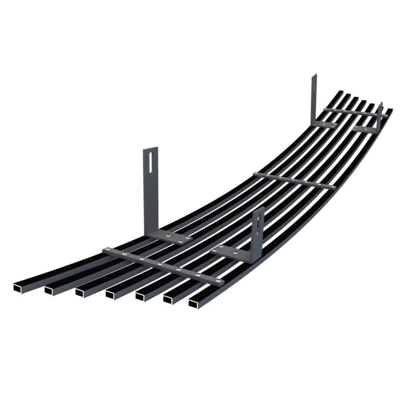 Fits 2009-2012 Nissan Xterra Lower Bumper Black Stainless Steel Billet Grille - Image 2