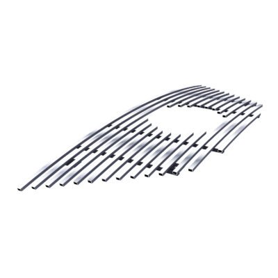 Fits 2015-2018 Nissan Murano With Logo Show Main Upper Stainless Steel Billet Grille