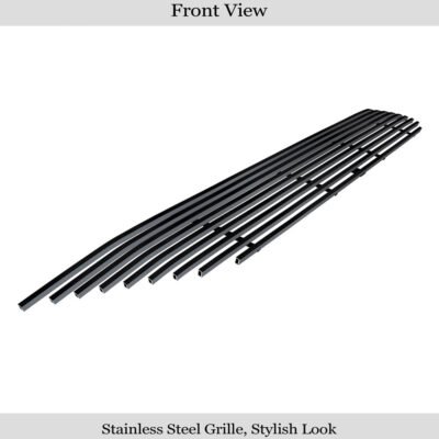 Fits 2015-2018 Nissan Murano Lower Bumper Black Stainless Steel Billet Grille