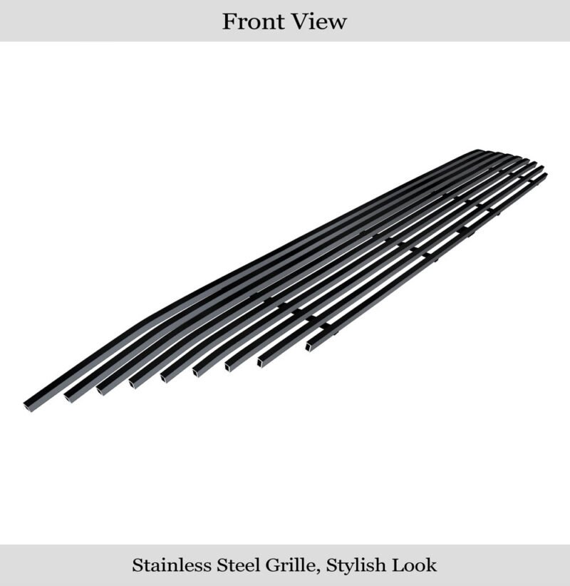 Fits 2015-2018 Nissan Murano Lower Bumper Black Stainless Steel Billet Grille