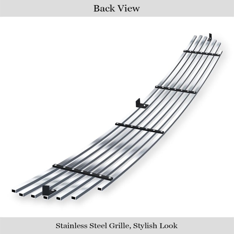 Fits 2009-2021 Nissan Frontier Only With Painted/Plastic Bumper Lower Bumper Stainless Steel Billet Grille - Image 2