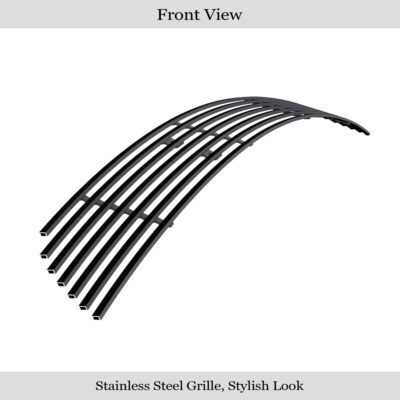 Fits 2003-2008 Nissan Murano Lower Bumper Black Stainless Steel Billet Grille