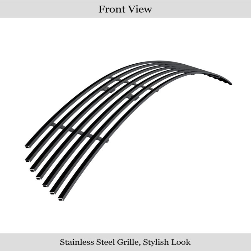 Fits 2003-2008 Nissan Murano Lower Bumper Black Stainless Steel Billet Grille