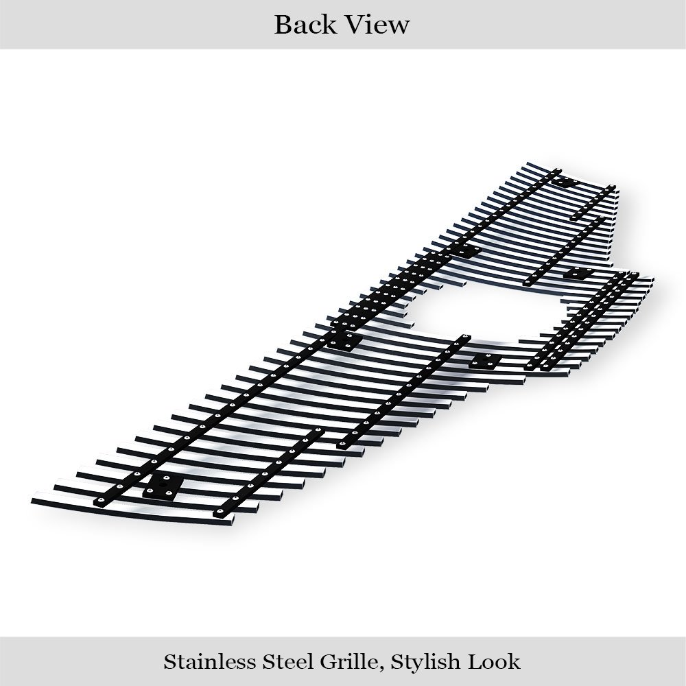 Fits 2007-2009 Nissan Altima Coupe Main Upper Stainless Steel Billet Grille - Image 2