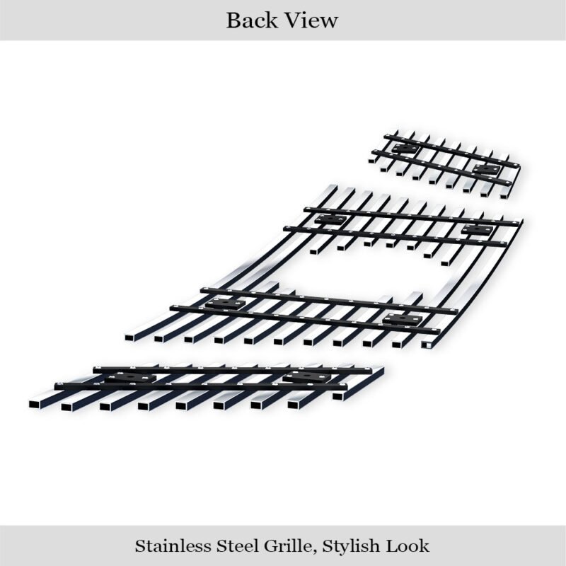 Fits 2009-2021 Nissan Frontier Main Upper Stainless Steel Billet Grille - Image 2
