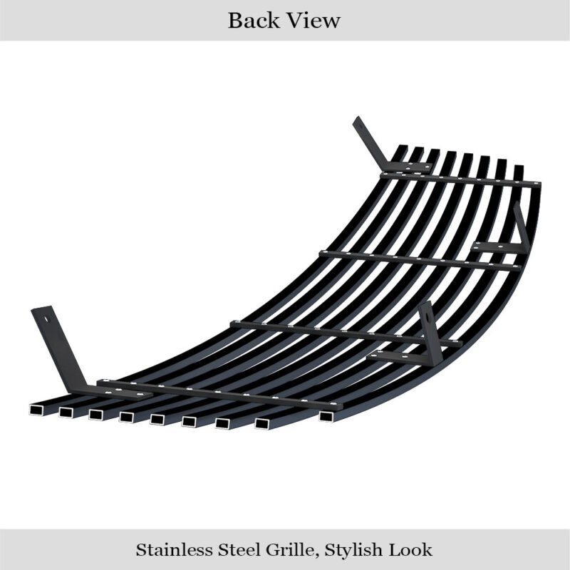 Fits 2004-2006 Nissan Sentra Main Upper Black Stainless Steel Billet Grille - Image 2