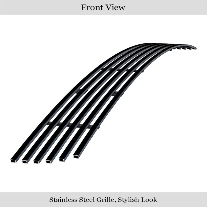 Fits 2004-2006 Nissan Sentra Lower Bumper Black Stainless Steel Billet Grille