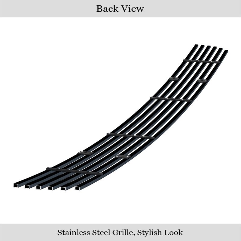 Fits 2004-2006 Nissan Sentra Lower Bumper Black Stainless Steel Billet Grille - Image 2