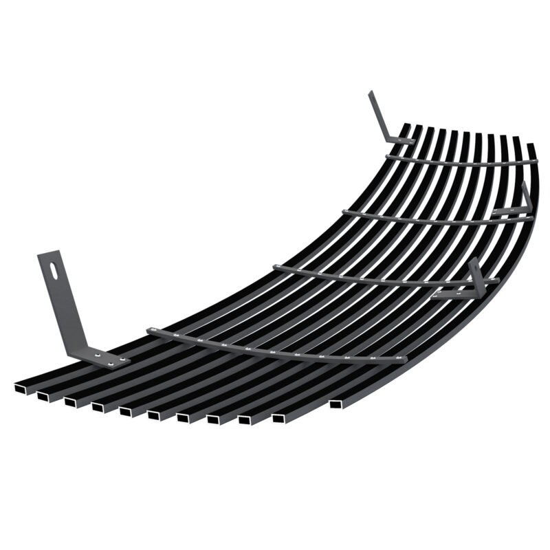 Fits 2004-2006 Nissan Maxima Main Upper Black Stainless Steel Billet Grille - Image 2