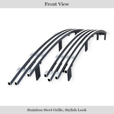 Fits 2001-2004 Nissan Frontier Main Upper Stainless Steel Billet Grille