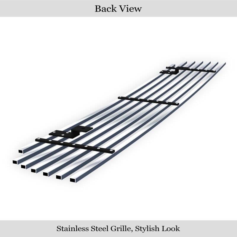 Fits 2001-2004 Nissan Frontier Lower Bumper Stainless Steel Billet Grille - Image 2