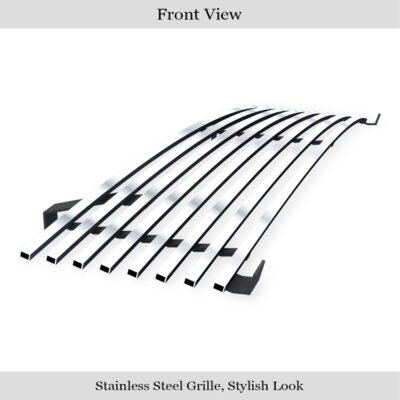 Fits 1998-2000 Nissan Frontier Main Upper Stainless Steel Billet Grille