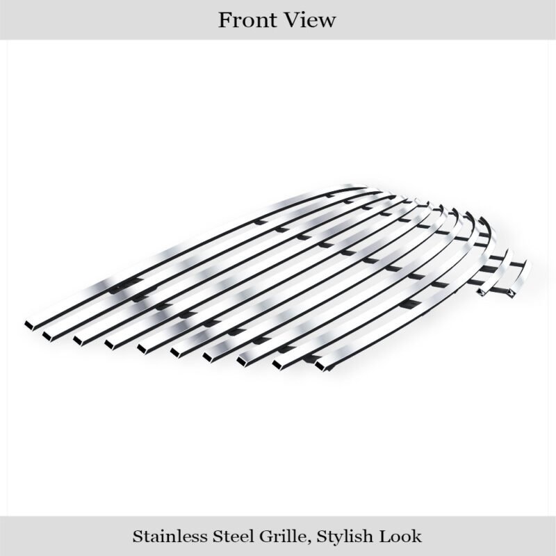 Fits 2007-2009 Nissan Altima Sedan Main Upper Stainless Steel Billet Grille