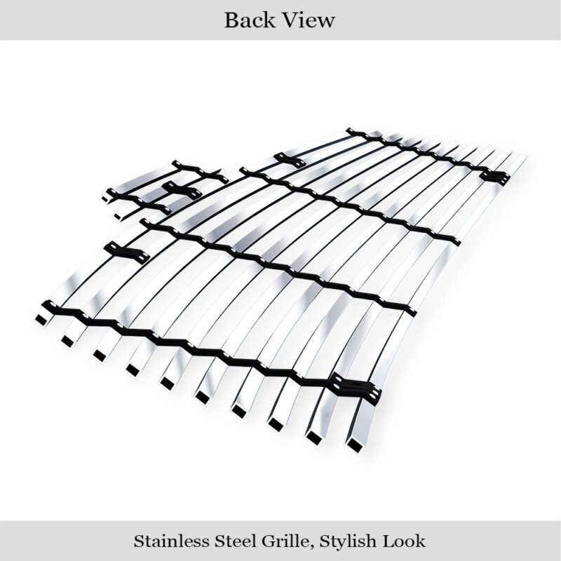 Fits 2007-2009 Nissan Altima Sedan Main Upper Stainless Steel Billet Grille - Image 2