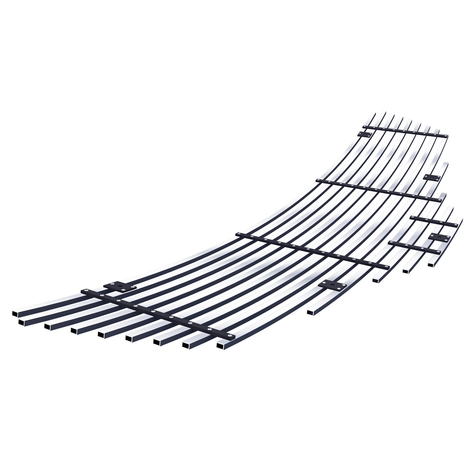 Fits 2007-2009 Nissan Altima Sedan Main Upper Stainless Steel Billet Grille - Image 2