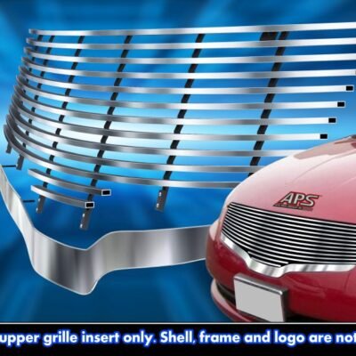 Fits 2007-2009 Nissan Altima Sedan Main Upper Stainless Steel Billet Grille