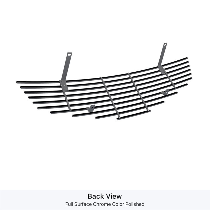 Fits 2010-2012 Nissan Sentra Not For SR/SER/SER Spec V Model Main Upper Black Stainless Steel Billet Grille - Image 2