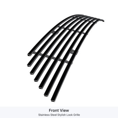 Fits 2005-2006 Hyundai Tiburon Lower Bumper Black Stainless Steel Billet Grille