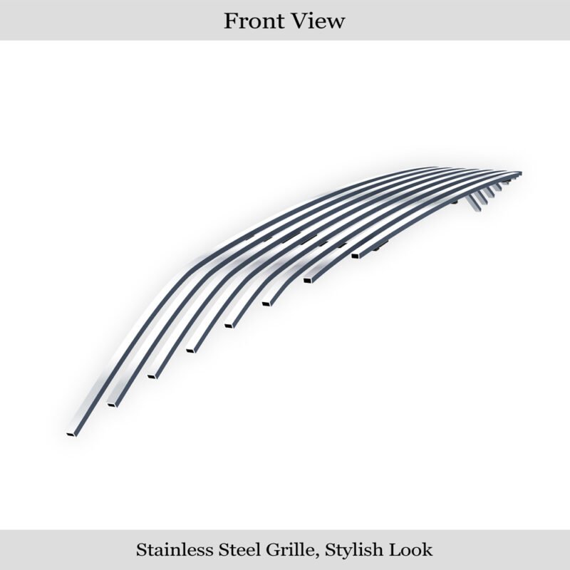 Fits 2012-2016 Hyundai Elantra Sedan Lower Bumper Stainless Steel Billet Grille - Image 2
