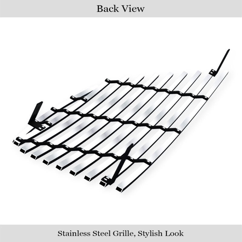 Fits 2009-2010 Hyundai Sonata Main Upper Stainless Steel Billet Grille - Image 3