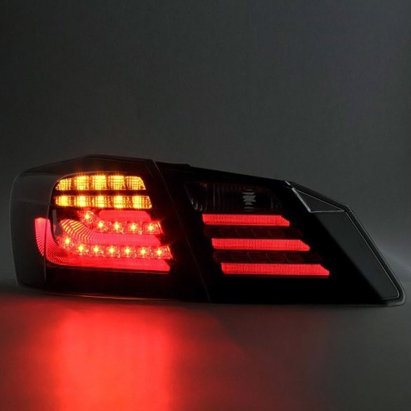 Fits Honda Accord 2013-2015 4DR ( Original LED Version ) LED Tail Lights - Black - Image 6
