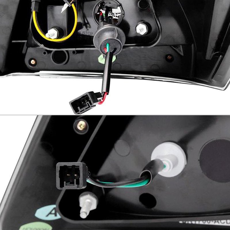 Fits Honda Accord 2013-2015 4DR ( Original LED Version ) LED Tail Lights - Black - Image 4