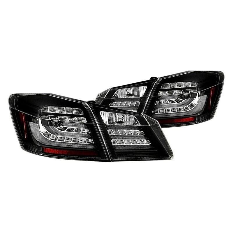 Fits Honda Accord 2013-2015 4DR ( Original LED Version ) LED Tail Lights - Black