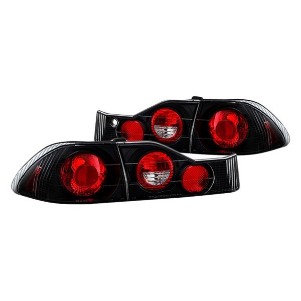 Fits Honda Accord 98-00 4Dr Euro Style Tail Lights - Black