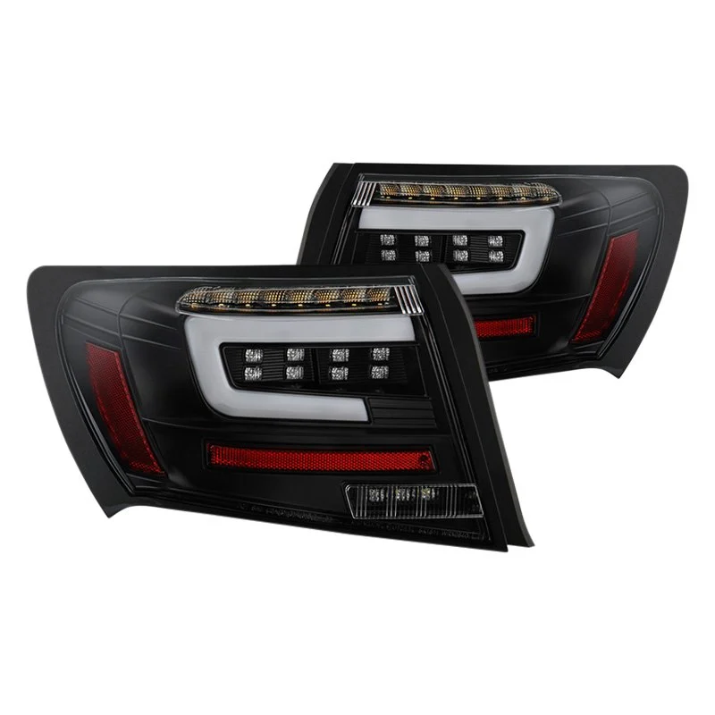 Fits ( Spyder ) Subaru Impreza WRX 4DR 2008-2011 LED Tail Lights - Black