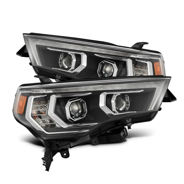 Fits 14-20 Toyota 4Runner MK II PRO-Series Halogen Projector Headlights Black
